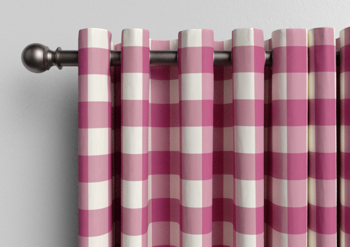 Gingham, Cosmos - Made to Measure Curtains - Image 12